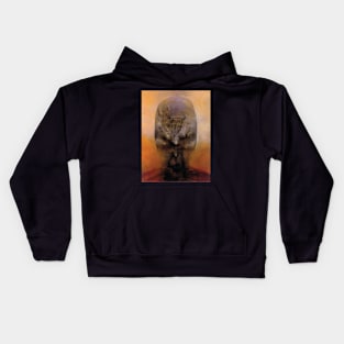 Zdzislaw Beksinski - artwork untitled Kids Hoodie